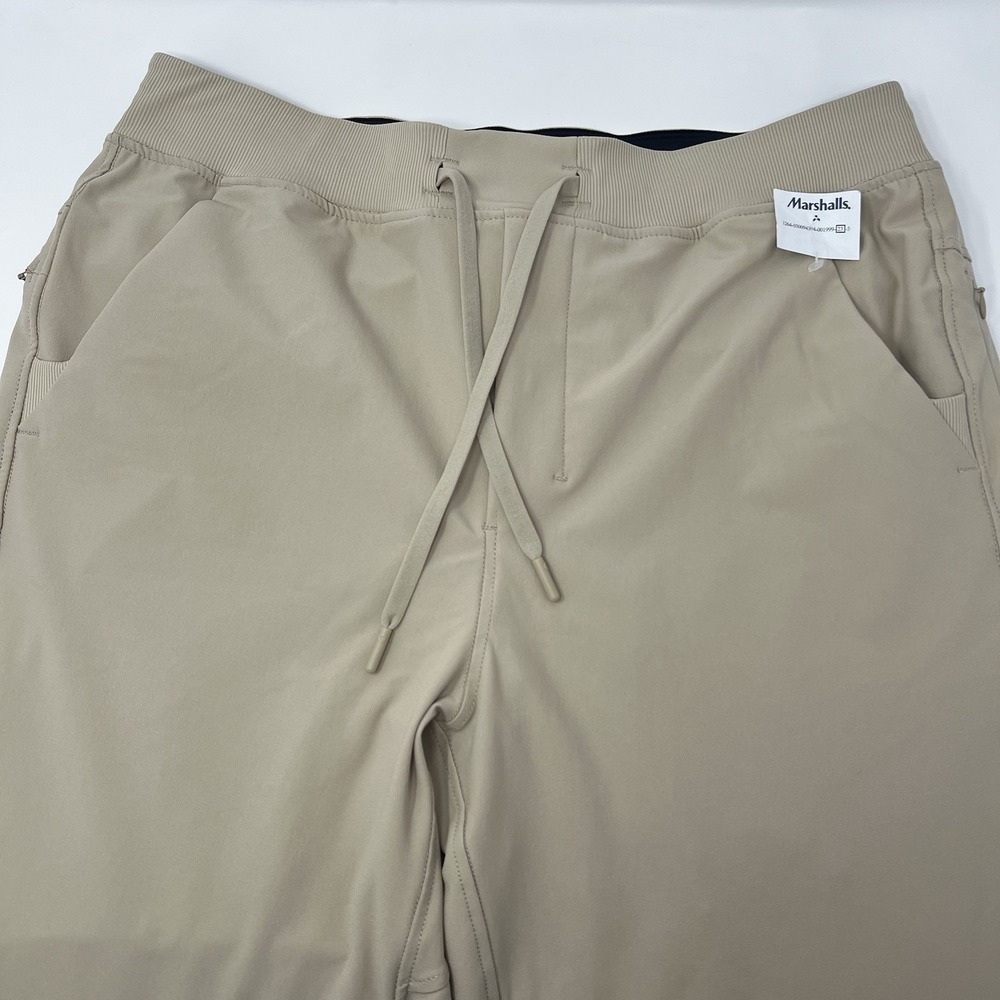 Birddogs Mens XL Boom For Your Boomstick Performance Tan Lined‎ Joggers NEW